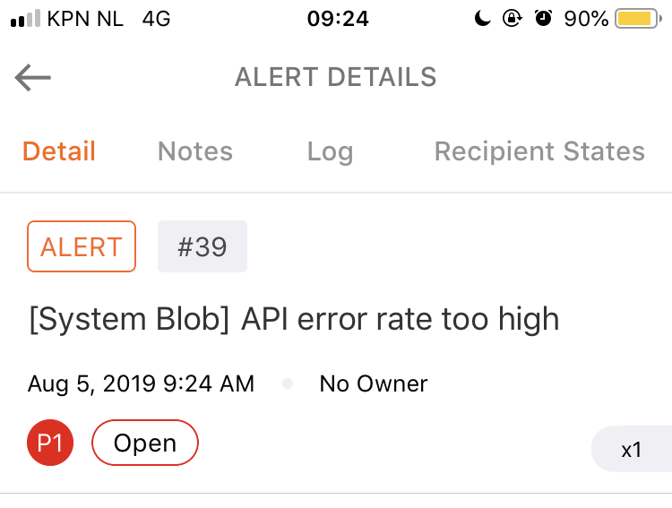 Handling production outages at Jedlix